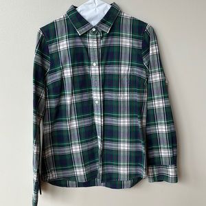 Women’s J.Crew Plaid Blouse size 4